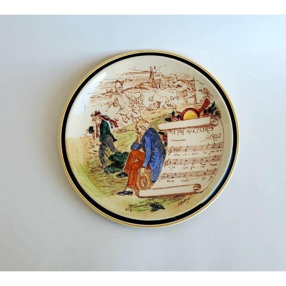 2 Vernon Kilns Plates, Le Pre Aux Clercs Vernon - Picture 6 of 10